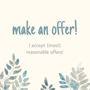 open to offers 🖤 please read listing